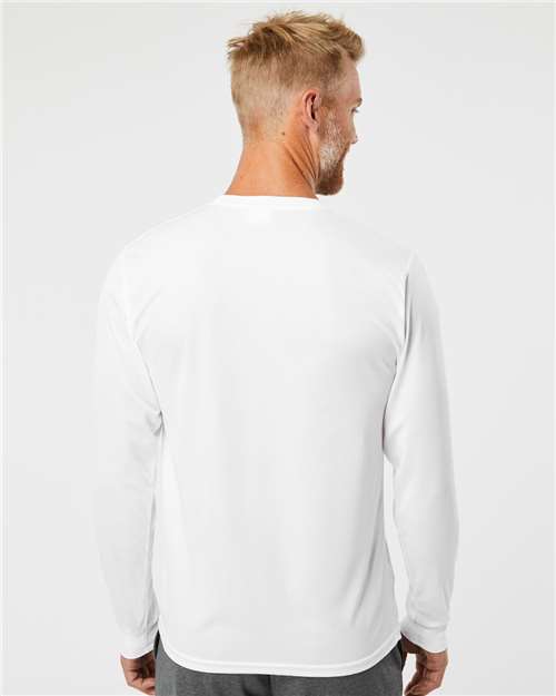 Augusta Sportswear 788 Unisex Nexgen Performance Long Sleeve T-Shirt - White - model back