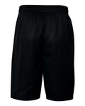 Badger 7219 Men's Pro Mesh 9" Shorts with Pockets - Black - back