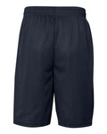 Badger 7219 Men's Pro Mesh 9" Shorts with Pockets - Navy - back