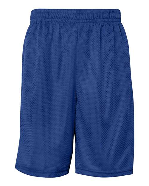 Badger 7219 Men's Pro Mesh 9" Shorts with Pockets - Royal - front