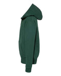 Jerzees 993BR Youth NuBlend Full-Zip Hooded Sweatshirt - Forest Green - side