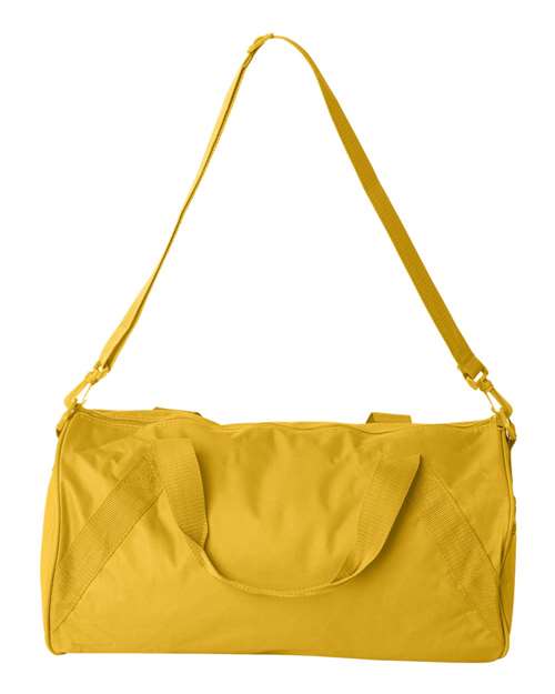 Liberty Bags 8805 Recycled 18” Small Duffel Bag - Bright Yellow - front