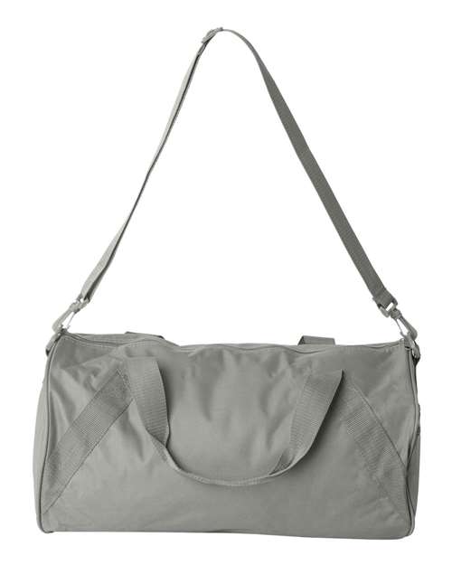 Liberty Bags 8805 Recycled 18” Small Duffel Bag - Grey - front