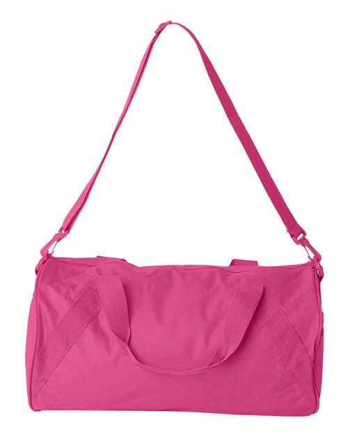 Liberty Bags 8805 Recycled 18” Small Duffel Bag - Hot Pink - front