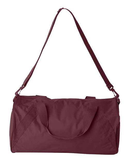 Liberty Bags 8805 Recycled 18” Small Duffel Bag - Maroon - front