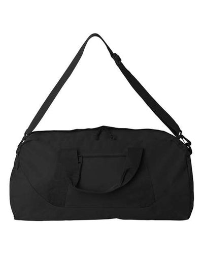 Liberty Bags 8806 Recycled 23 1/2" Large Duffel Bag - Black - front