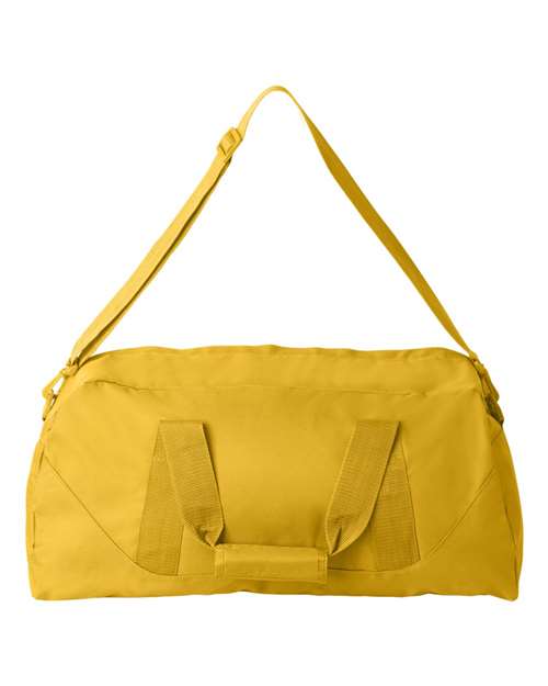 Liberty Bags 8806 Recycled 23 1/2" Large Duffel Bag - Bright Yellow - back