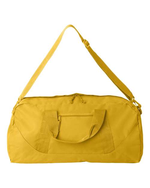 Liberty Bags 8806 Recycled 23 1/2" Large Duffel Bag - Bright Yellow - front