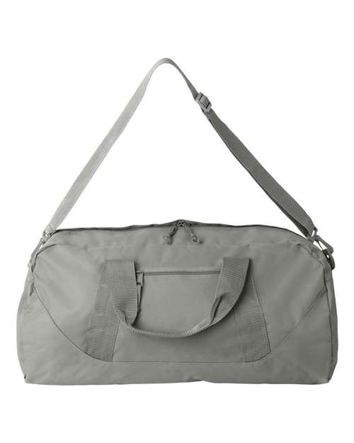 Liberty Bags 8806 Recycled 23 1/2" Large Duffel Bag - Grey - front