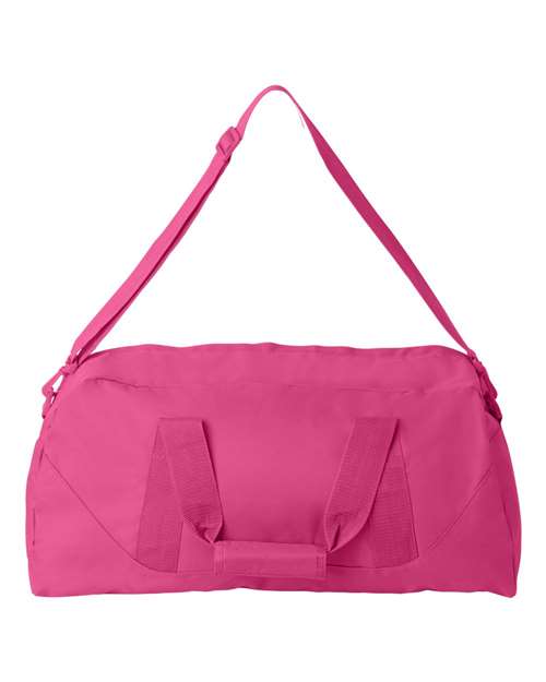 Liberty Bags 8806 Recycled 23 1/2" Large Duffel Bag - Hot Pink - back