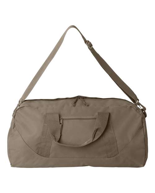 Liberty Bags 8806 Recycled 23 1/2" Large Duffel Bag - Khaki - front