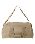 Liberty Bags 8806 Recycled 23 1/2" Large Duffel Bag - Light Tan - back