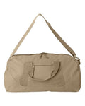 Liberty Bags 8806 Recycled 23 1/2" Large Duffel Bag - Light Tan - front