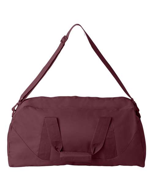 Liberty Bags 8806 Recycled 23 1/2" Large Duffel Bag - Maroon - back