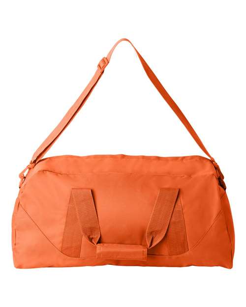 Liberty Bags 8806 Recycled 23 1/2" Large Duffel Bag - Orange - back