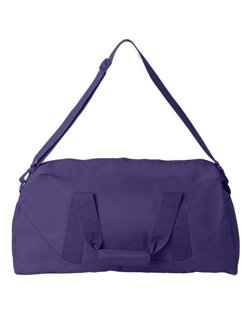 Liberty Bags 8806 Recycled 23 1/2" Large Duffel Bag - Purple - back