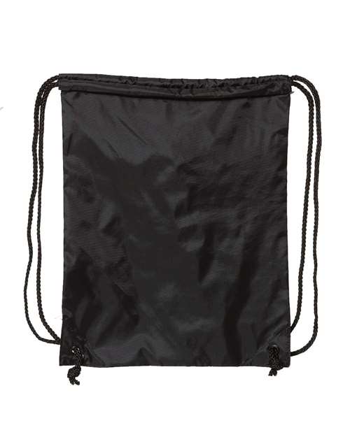 Liberty Bags 8881 Drawstring Pack with DUROcord - Black - back