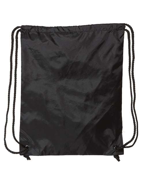 Liberty Bags 8881 Drawstring Pack with DUROcord - Black - front