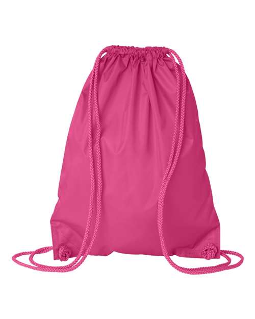 Liberty Bags 8881 Drawstring Pack with DUROcord - Hot Pink - back