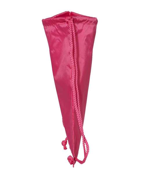 Liberty Bags 8881 Drawstring Pack with DUROcord - Hot Pink - side