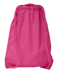 Liberty Bags 8881 Drawstring Pack with DUROcord - Hot Pink - front