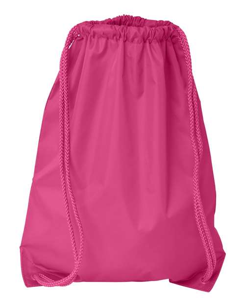 Liberty Bags 8881 Drawstring Pack with DUROcord - Hot Pink - front