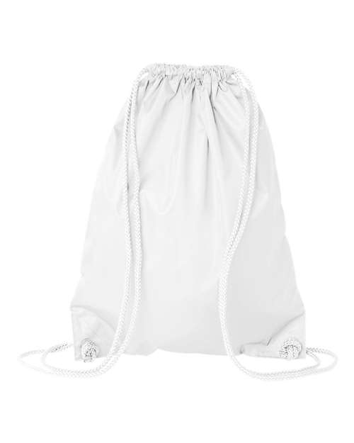 Liberty Bags 8881 Drawstring Pack with DUROcord - White - back
