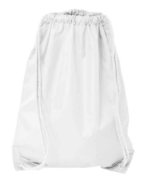 Liberty Bags 8881 Drawstring Pack with DUROcord - White - front