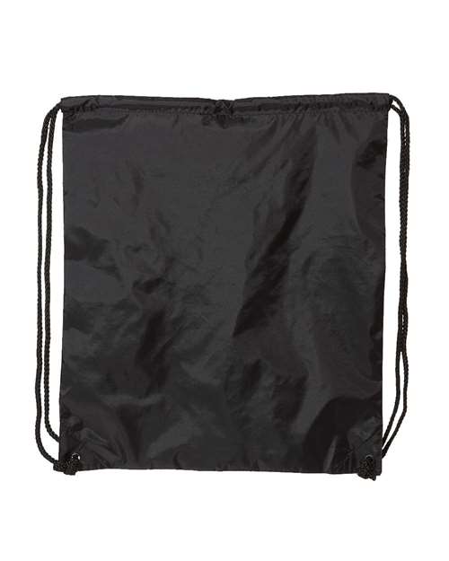 Liberty Bags 8882 Large Drawstring Pack with DUROcord - Black - back