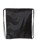 Liberty Bags 8882 Large Drawstring Pack with DUROcord - Black - front