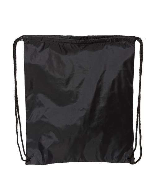 Liberty Bags 8882 Large Drawstring Pack with DUROcord - Black - front