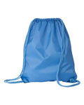 Liberty Bags 8882 Large Drawstring Pack with DUROcord - Light Blue - front