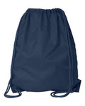 Liberty Bags 8882 Large Drawstring Pack with DUROcord - Navy - back