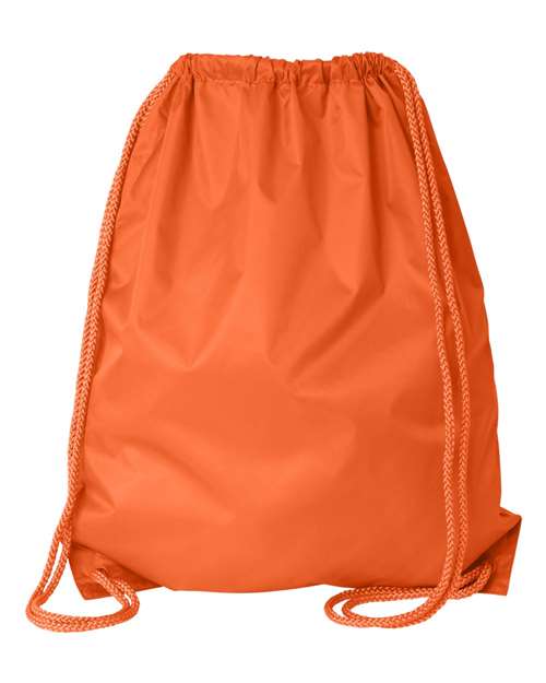 Liberty Bags 8882 Large Drawstring Pack with DUROcord - Orange - back