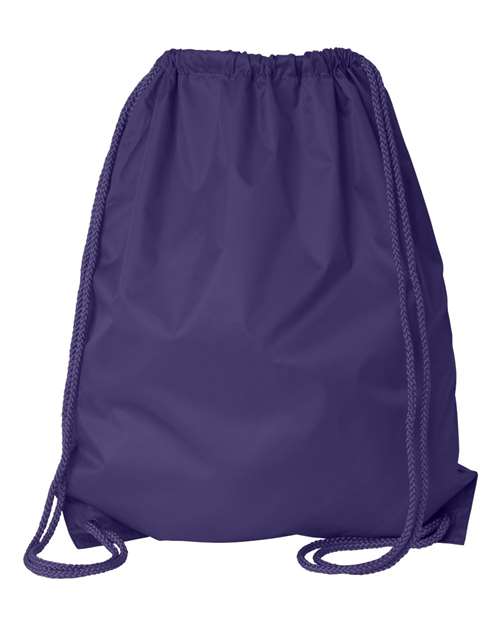Liberty Bags 8882 Large Drawstring Pack with DUROcord - Purple - back