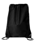 Liberty Bags 8886 Value Drawstring Bag - Black - front