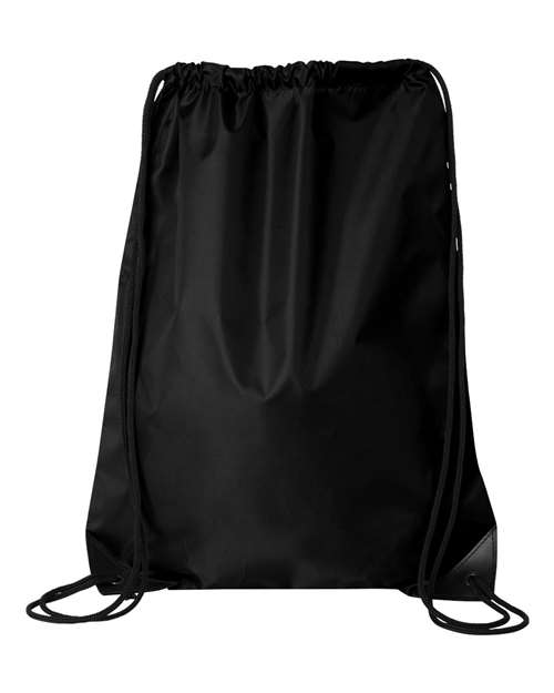 Liberty Bags 8886 Value Drawstring Bag - Black - front