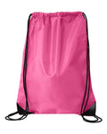 Liberty Bags 8886 Value Drawstring Bag - Hot Pink - front