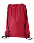 Liberty Bags 8886 Value Drawstring Bag - Red - back