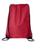 Liberty Bags 8886 Value Drawstring Bag - Red - front