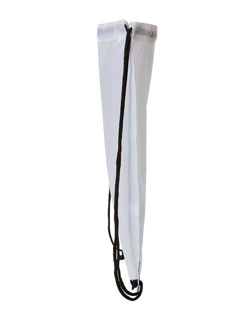 Liberty Bags 8886 Value Drawstring Bag - White - side