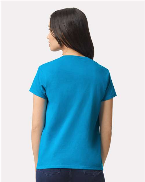 Gildan 2000L Women's Ultra Cotton T-Shirt - Sapphire - model back