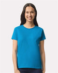 Gildan 2000L Women's Ultra Cotton T-Shirt - Sapphire - model front