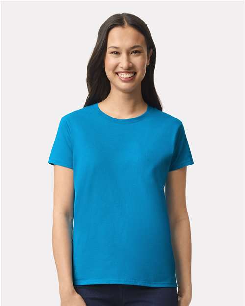 Gildan 2000L Women's Ultra Cotton T-Shirt - Sapphire - model front