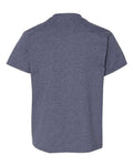 Gildan 5000B Youth Heavy Cotton T-Shirt - Heather Navy - back