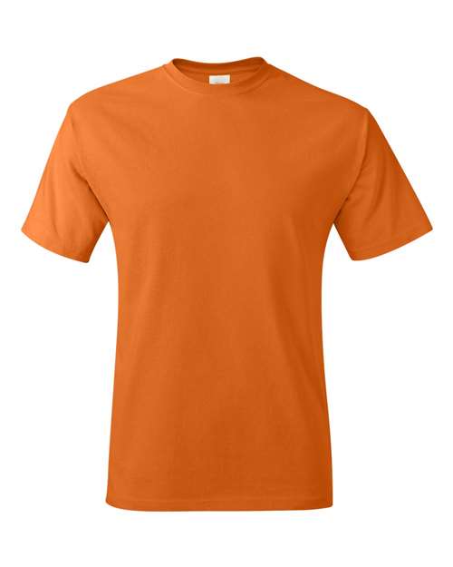 Hanes 5250 Authentic T-Shirt - Safety Orange - flat front