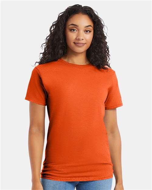 Hanes 5280 Essential-T T-Shirt - Orange - model front