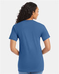 Hanes 5280 Essential-T T-Shirt - Denim Blue - model back