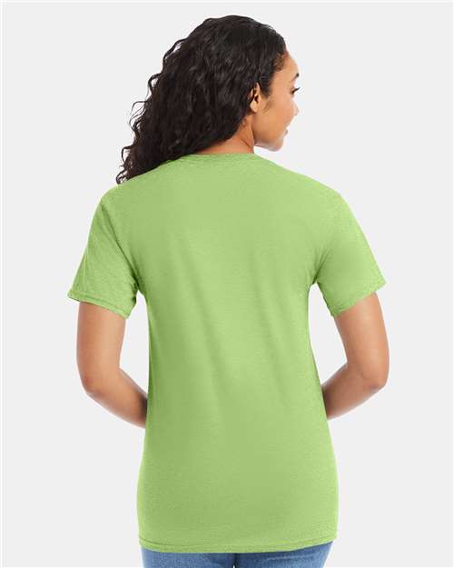 Hanes 5280 Essential-T T-Shirt - Lime - model back