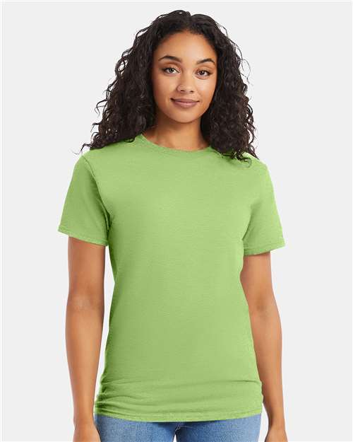 Hanes 5280 Essential-T T-Shirt - Lime - model front
